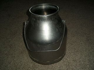 Vintage De Laval Stainless Steel Dairy Milk Can Pail Bucket 14 " Tall