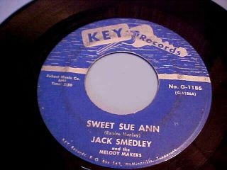 Jack Smedley - Sweet Sue Ann,  Secret Love (rockabilly) Key 1186