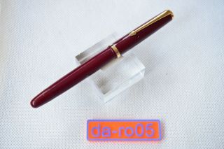 Minerva 60 By Omas Fountain Pen In Rare Red Color With 14 K Gold Flexy Nib