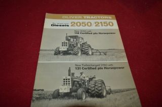 Oliver 2050 2150 Tractor Dealer 