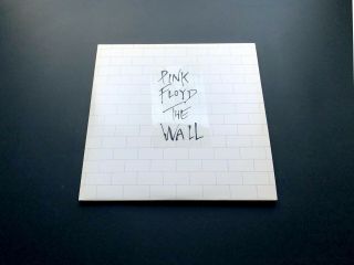 Pink Floyd The Wall Sticker 1st Uk Press A - 2u/b - 2u/a - 1u/b - 2u First Inners -