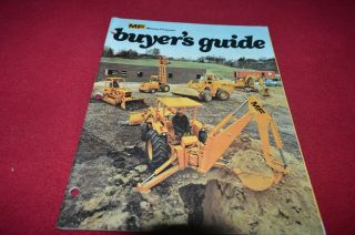 Massey Ferguson Industrial Equipment Buyers Guide 1980 Dealer 