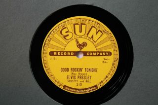 78 Rpm Store Stock? Sun 210 Elvis Presley Good Rockin 