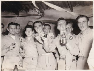 Wwii Photo Aaf 451st Bomb Group Party Gioia Del Colle Airfield Italy 44
