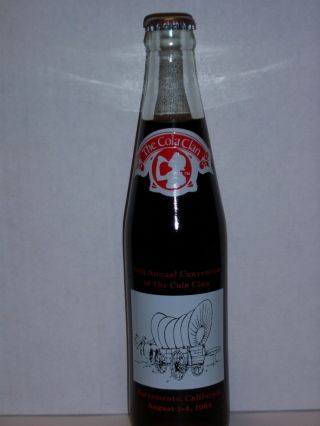 10 Oz Coca Cola Commemorative Bottle - 1984 Cola Clan 10th Annual Convention