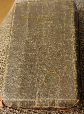 Ww2 Soldier Pocket Bible 1941 Vintage Military Testament & Psalms