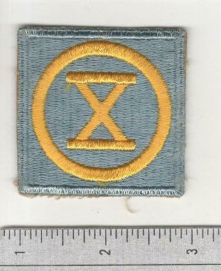 Pre Ww 2 Us Army 10th Infantry Division Patch Inv B059