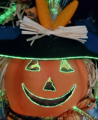 Halloween Fiber Optic Pumpkin Head Jack O 