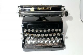 Bar - Let - Model 2 - Typewriter