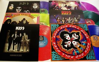 Kiss - The Originals 1974 - 79 - Ultimate 1998 Japan Colored Vinyl Box Set - Un - Played