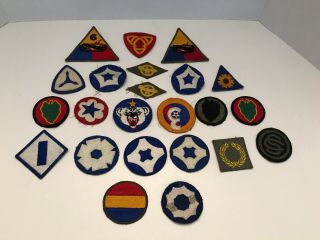 23 Wwii World War 2 Us Army Uniform Military Patches