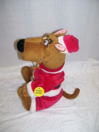 Christmas Animated Plush SCOOBY DOO Santa Toy Musical Sings Moves 11 