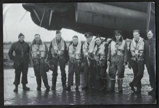Ww2 Royal Air Force Raf Photo Flight Crew / Bomber / Fighter 6