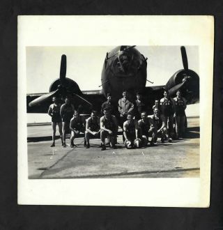 Ww2 Royal Air Force Raf Vintage Photo - - Flight Crew Bomber Fighter 1