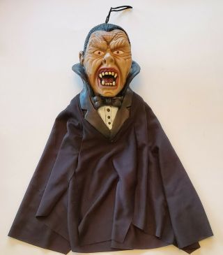 Halloween Hanging Dracula Vampire 15 " Creepy Rubber Face. , .