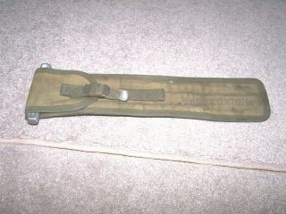 Ww2 Us Army M - 1 Cleaning Kit And Canvas Carrier
