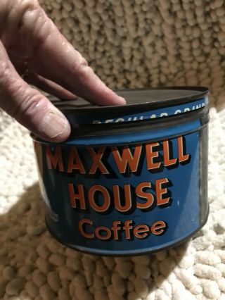 Vintage 50’s 60’s Maxwell House Coffee Tin