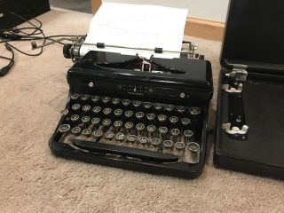 Royal Model O Touch Control Portable Typewriter A Beauty