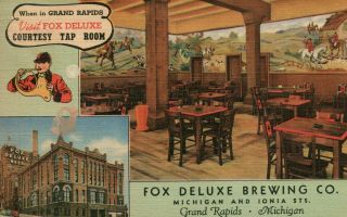 Fox Deluxe Brewing Co Michigan And Ionia Ste Grand Rapids Mich Michigan Mi