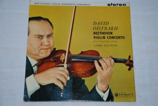Columbia Orig Uk Stereo Lp - Sax 2315 - David Oistrakh Beethoven Violin Concert