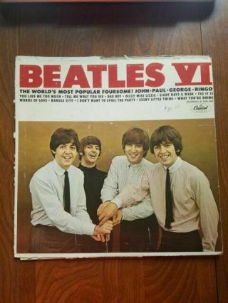 Beatles Vi By The Beatles (vinyl,  Aug - 1988,  Capitol)