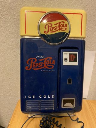 Pepsi Cola Telephone Ice Cold Advertising Complete Vending Vintage