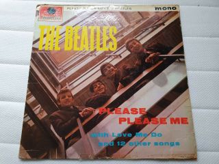The Beatles - Please Please Me 1963 1st BLACK & GOLD MONO LP,  PARLOPHONE FLYER. 2