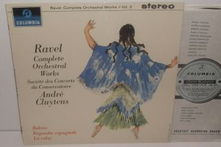 Sax 2477 Ravel The Complete Orchestral Vol.  2 Bolero Andre Cluytens B/s