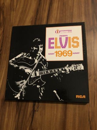 Elvis Presley 1969 International Hotel Vip Box Complete Very Rare