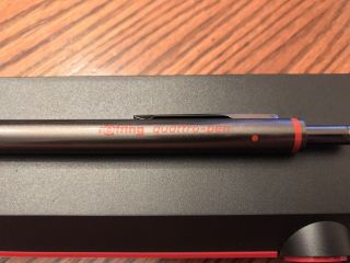 EXTREMELY RARE VINTAGE ROTRING QUATTRO 3 COLOR BALL POINT PEN AND.  05 PENCIL 3