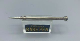 Antique Sampson Mordan Victorian Silver Mechanical Propelling Pencil