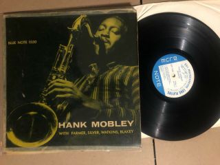 Hank Mobley Quintet Lp Blue Note Blp 1550 Us 1958 Ear Mono 47 W.  63rd Art Blakey