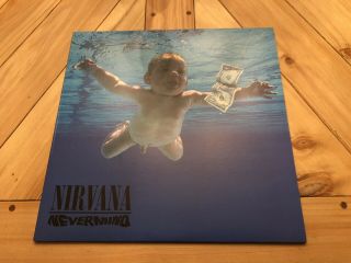 Nirvana Nevermind Vinyl Lp Record 1991 David Geffen Co Gem