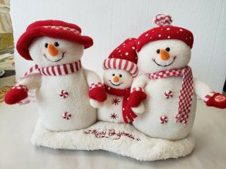 Pan Asian Creations Singing Musical Trio Snowman - By Well Kept