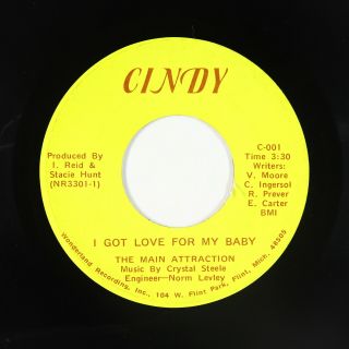 Crossover Soul 45 - Main Attraction - I Got Love For My Baby - Cindy - Mp3