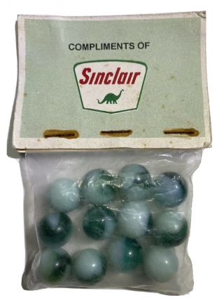 Sinclair Oil And Gasoline Marbles In Dealer Promo Toys 2