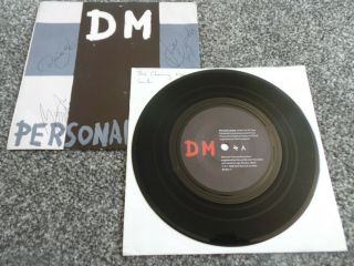 Depeche Mode - Personal Jesus (uk 1989 7 " Vinyl Single / Signed By Band / Nm)