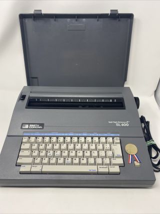 Smith Corona Typewriter (sl600) Spell Right Dictionary Electric Portable
