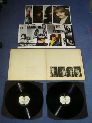 The Beatles White Album D/lp - Low Number 0007350 - 1968 1st Uk Mono Pressing