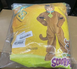 Scooby Doo Deluxe Child Costume Size Small (4 - 6)