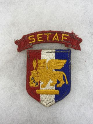 Us Southern European Task Force Patch And Tab German Made (g973