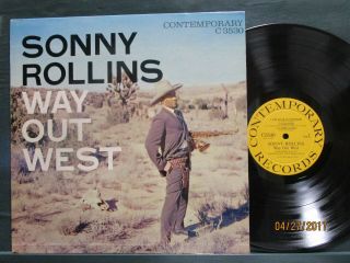 Sonny Rollins - Way Out West - C3530 D/g 1957 Lp N/m