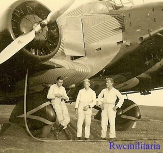 Best Luftwaffe Ground Crew Refueling Ju - 52 Transport Plane On Airfield
