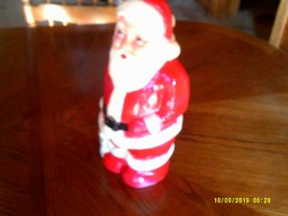 Vintage Christmas Santa Blow Mold Union Products Inc Leominster Ma.  13 1/2 " Tall