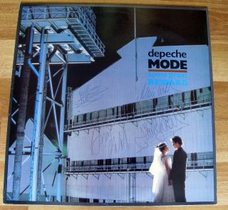 Fully Signed Depeche Mode Some Great Reward Uk Vinyl Lp Mute Records 1984