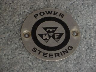 Mf Massey Ferguson Logo Aluminum Metal Steering Wheel Center