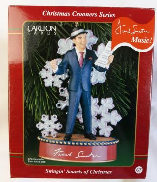 2000 Carlton Cards Frank Sinatra Musical Ornament Swingin 
