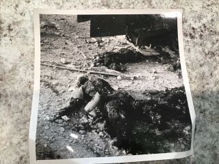 Wwii Gi Photo Of Dead German Soldiers Eto