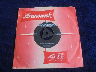 Buddy Holly - Blue Days,  Black Nights C/w Love Me 1956 Uk 45 Brunswick