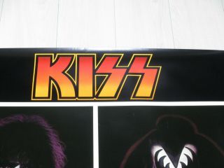 KISS Victor Store Promo Vintage Poster for Solo Album LP Japan Unfold 2